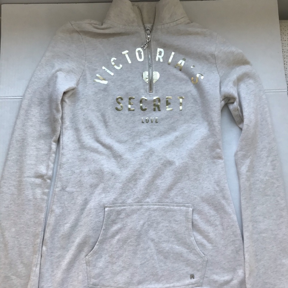Victoria’s Secret Love Half Zip Sweatshirt